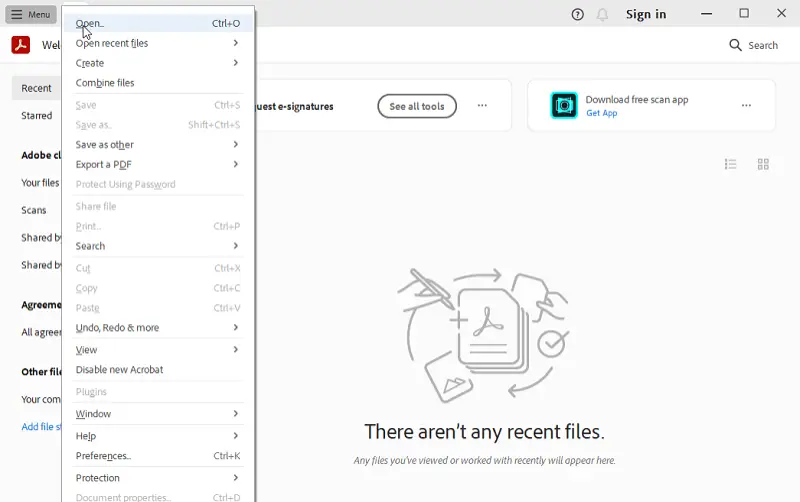 Adobe Acrobat Reader 1